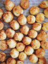 Gougères hot French cheese puff