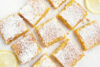 Citrus,Lemon,Bars,Over,Baking,Paper,,Top,View